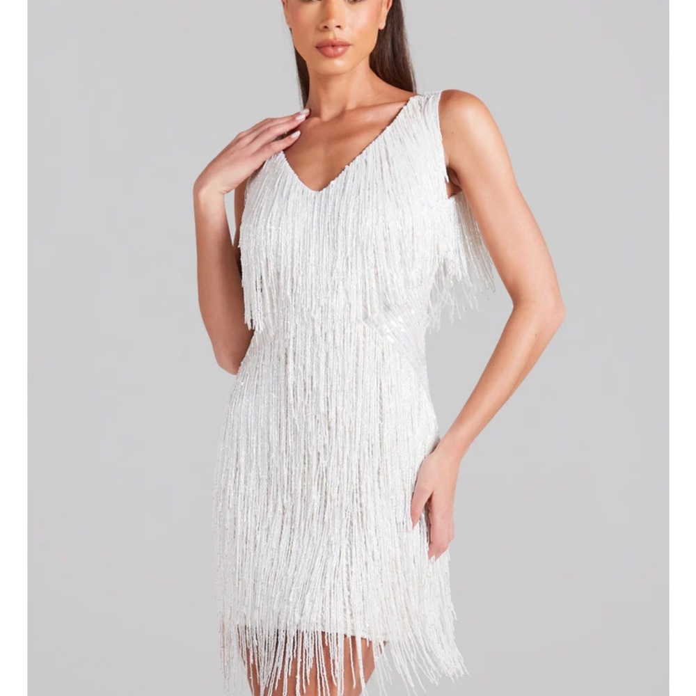 New Nadine Merabi Sadie White Dress